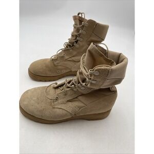 ALTIMA Men's Military Tactical Work Boots Hiking Combat Boots Size 9 Tan READ